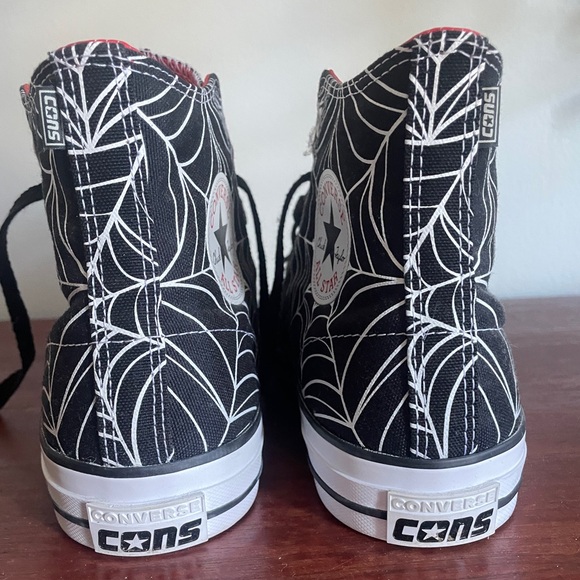 NEW - Mens 8.5 Converse Chuck Taylor Pro High Top Black sneakers - - Picture 2 of 6